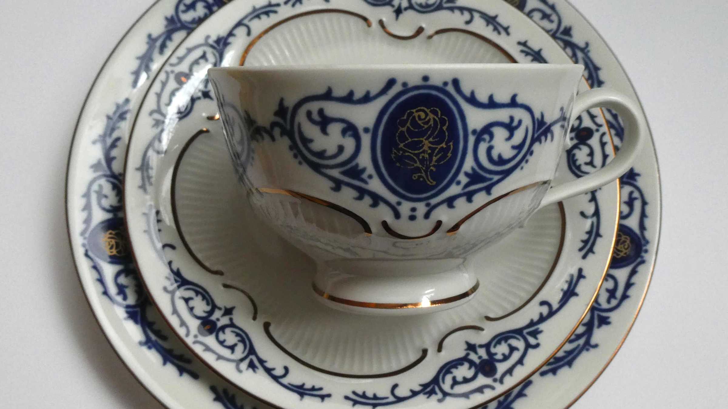 Sammeltassengedeck Sammeltassengedeck Typ Aquamarin