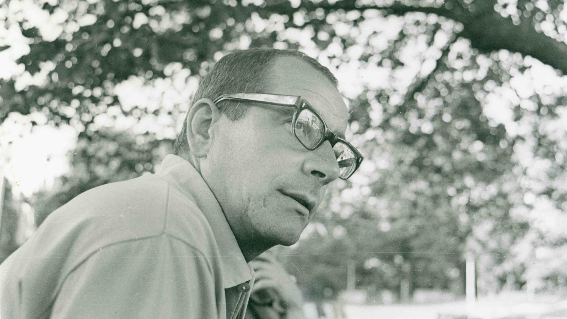 Willi Sitte Schwarz-Weiß Foto von Willi Sitte