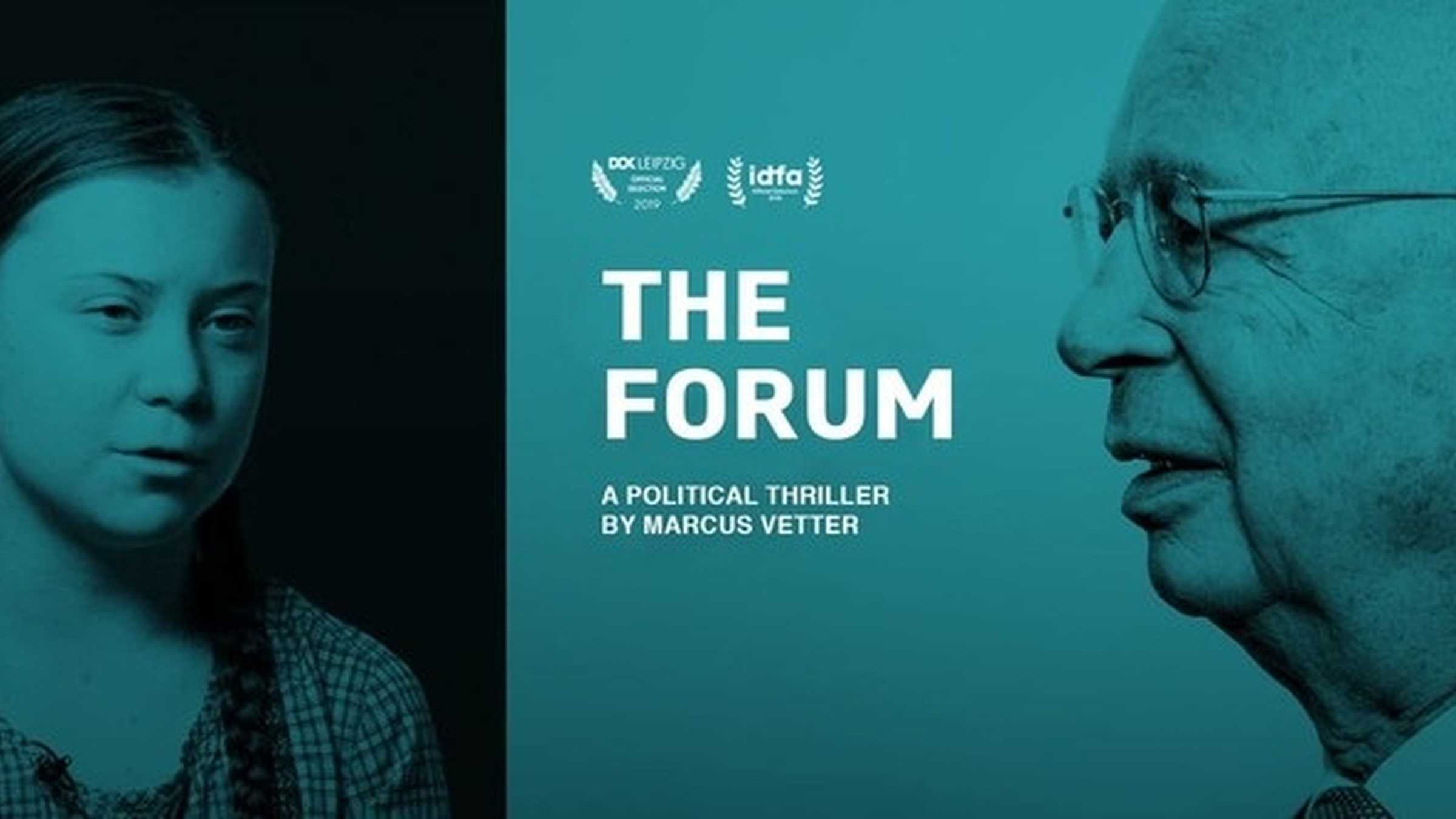 Das Forum Filmwerbung "Das Forum" mit Greta Thunberg und Klaus Schwab