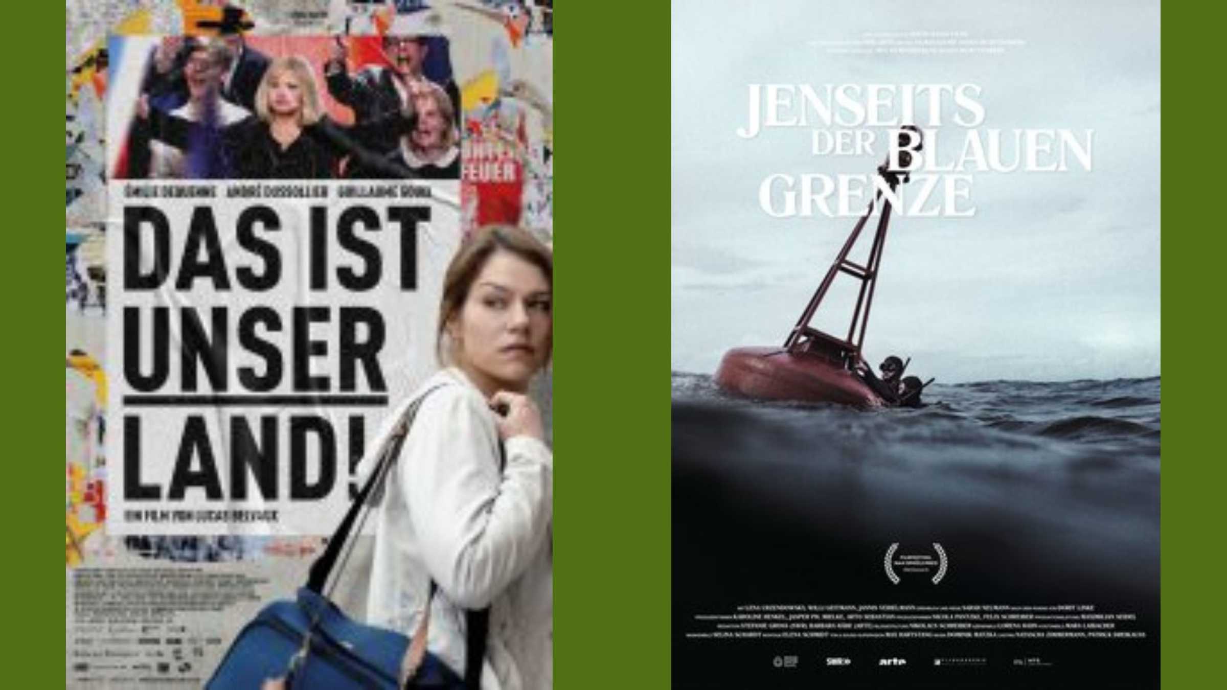 Das ist unser Land ODER Jenseits der blauen Grenze zwei Film Poster "Das ist unser Land" und "Jenseits der blauen Grenze"