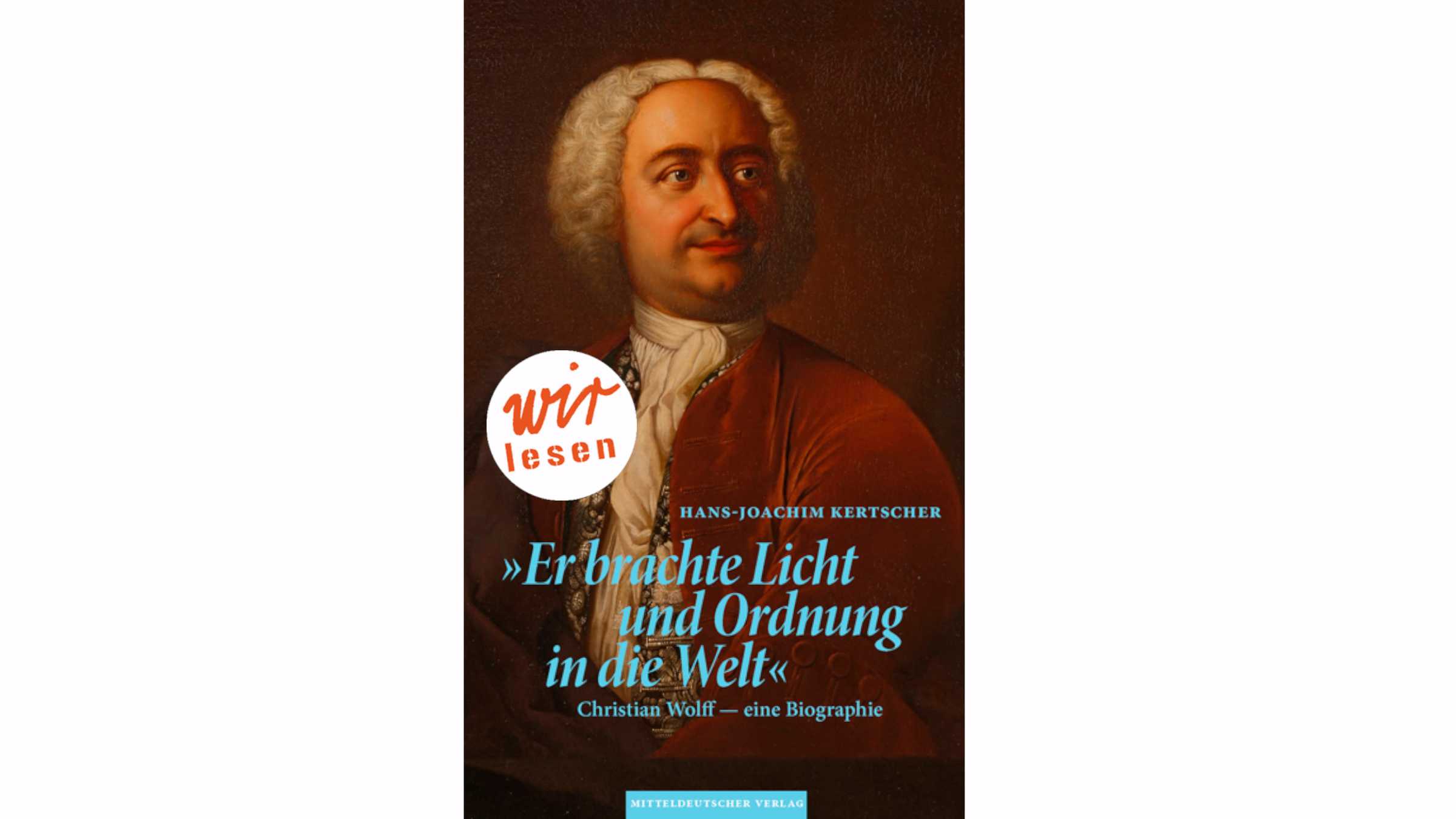 Buchtitel der Wolff-Biografie mit Bildnis Wolls