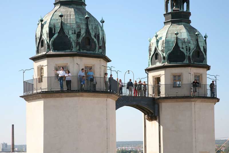 Hausmannstürme Verbindungsbrücke zwischen den Hausmannstürmen