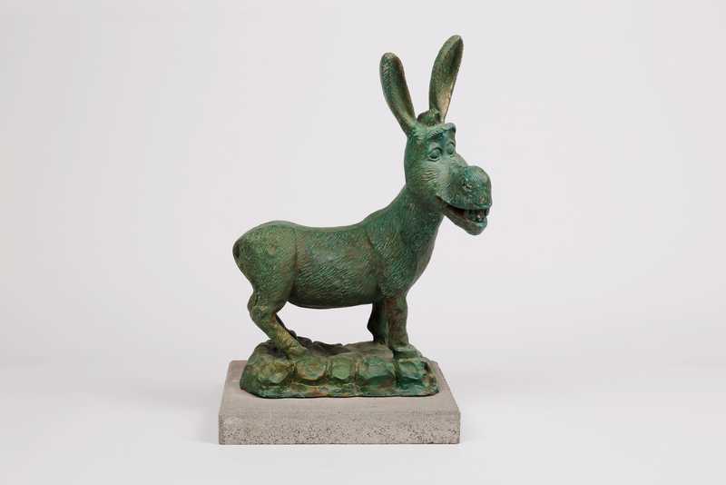 Kleinplastik Esel, dem Esel aus dem Film &quot;Shrek&quot; sehr ähnlich