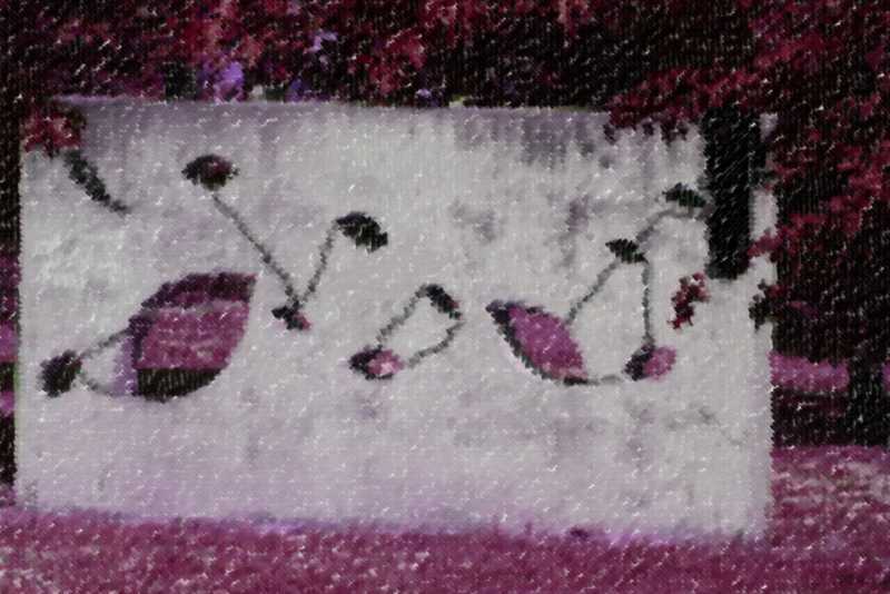 „Die gebrochene Felswand“