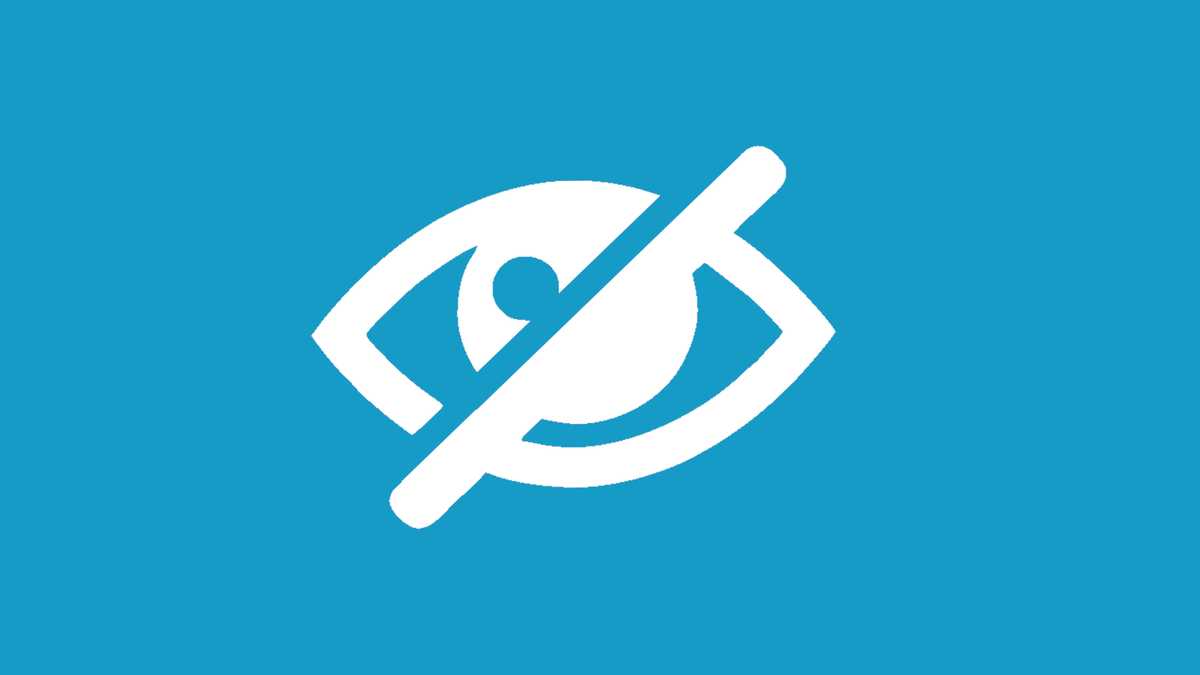 Symbol Blindheit