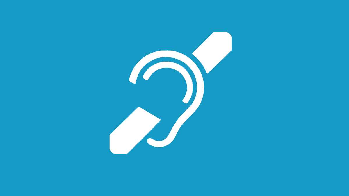Symbol Hörbeeinträchtigung
