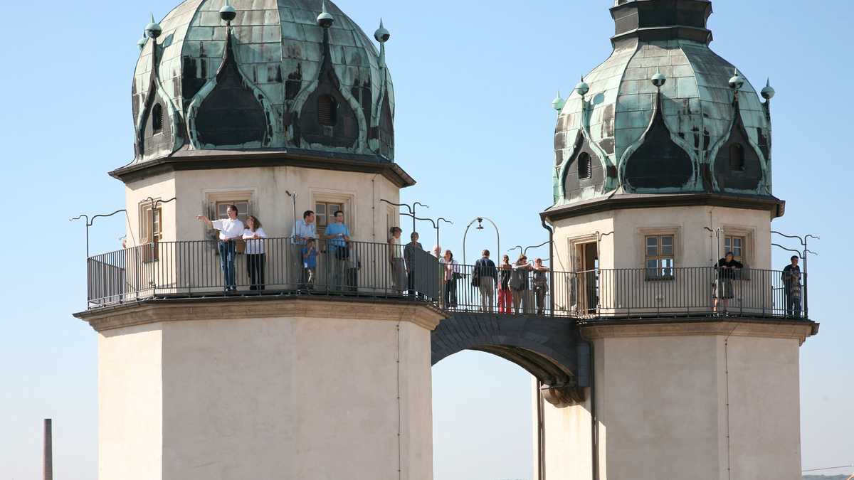 Hausmannstürme Verbindungsbrücke zwischen den Hausmannstürmen