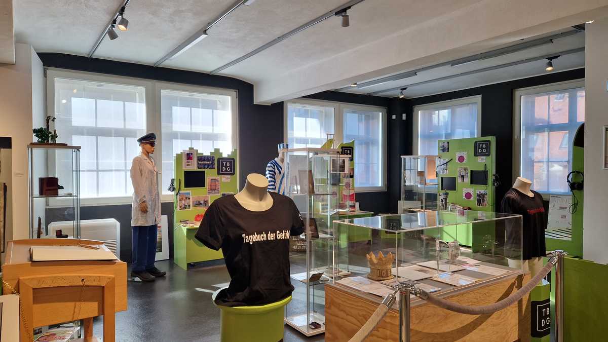 Einblick in einen Teil der Ausstellung.