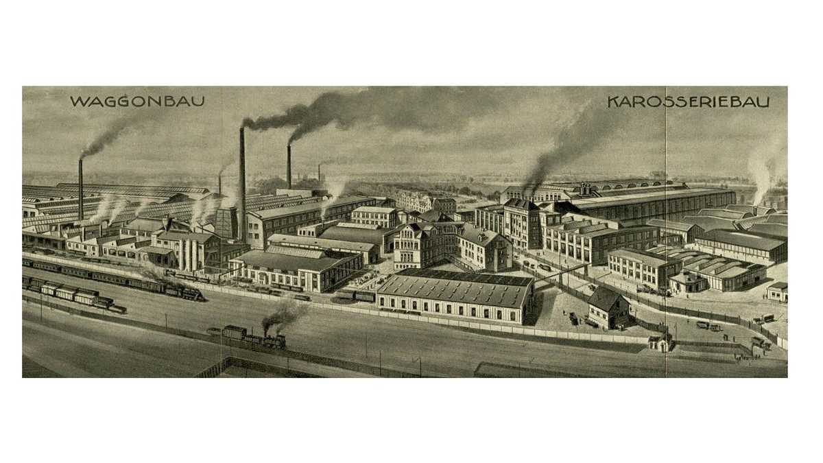 Fabrik zum bau von Waggon und Karroserie