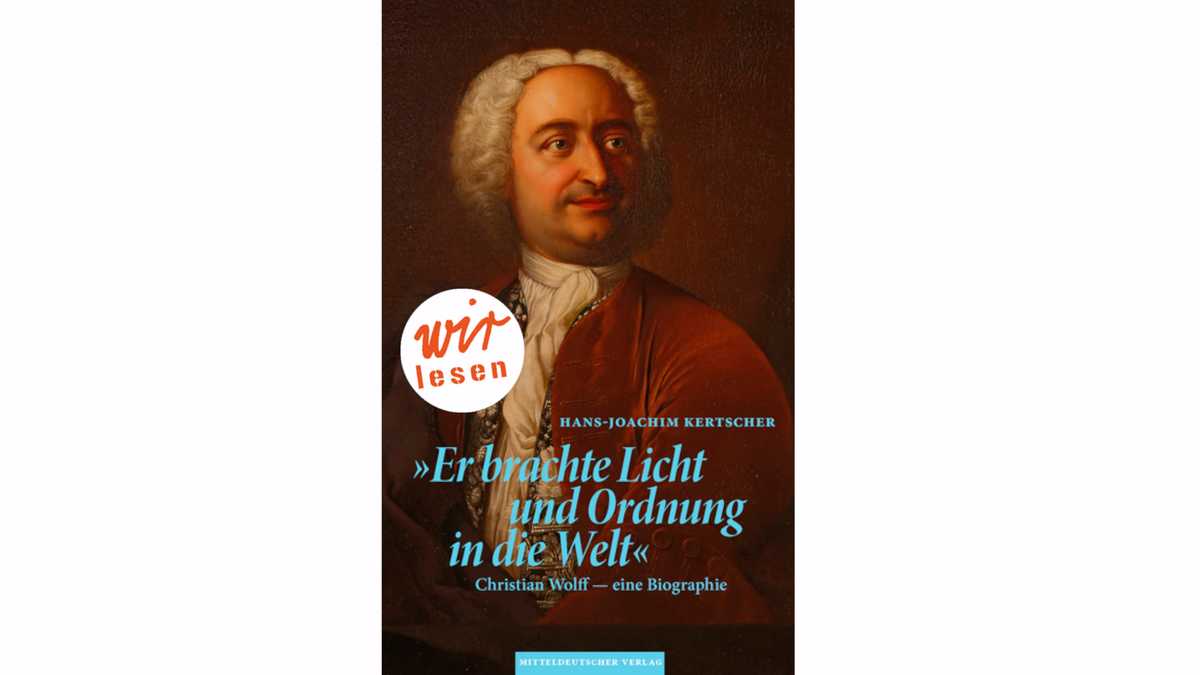 Buchtitel der Wolff-Biografie mit Bildnis Wolls