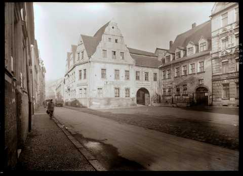 Christian-Wolff-Haus in den 50er Jahren altes Foto von dem Christian-Wolff-Haus in den 50er Jahren