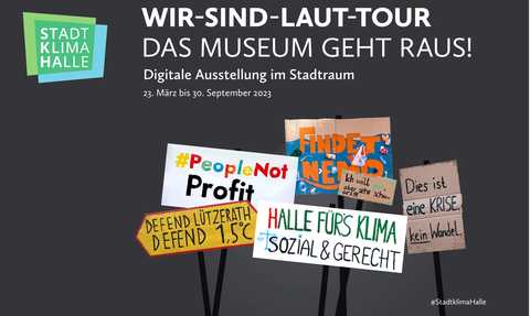 Wir sind laut Tour Protestschilder von Fridays for Future