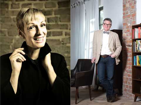 Ila Raven und Hagen Möckel Portraitfotos der Darstellerin Ila Raven und des Darstellers Hagen Möckel